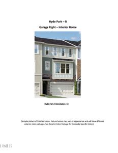 New construction Townhouse house 10009 Secluded Garden Dr, Unit 170, Apex, NC 27523 - image