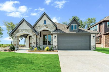 New construction Single-Family house 442 London Drive, Lavon, TX 75166 Dogwood- photo 0