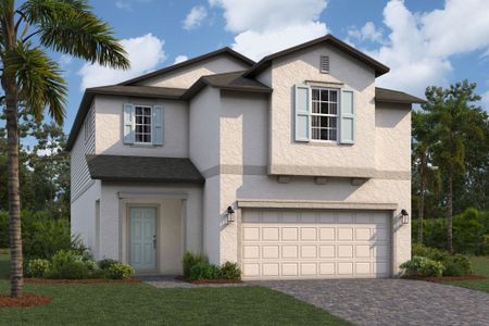 New construction Single-Family house 2926 Ivory Bluff Ct, Zephyrhills, FL 33540 plan Castellana - image
