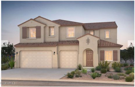 New construction Single-Family house 16044 W Red Bird Rd, Surprise, AZ 85387 plan Messina - image
