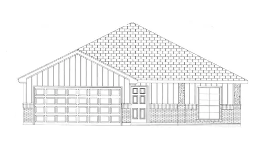 New construction Single-Family house 423 Rose Ave, Cleburne, TX 76033 plan Cambria I - image