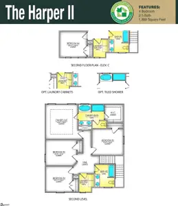 New construction Single-Family house 931 Gibbons St, Wellford, SC 29385 plan Harper II - image 6