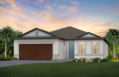 New construction Single-Family house 6607 Asbury Barnes Ln, Wesley Chapel, FL 33545 plan Medina - image