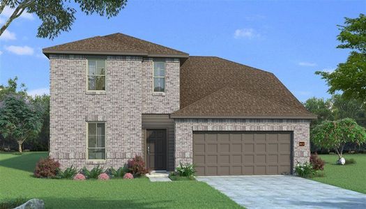 New construction Single-Family house 4603 Coral Bean Street, Pinehurst, TX 77362 Teak II G- photo 0