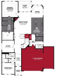 Beazer Homes Brookville Estates Summerfield Floorplan.