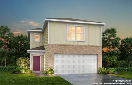 New construction Single-Family house 2243 Dry Moss Way, San Antonio, TX 78224 Glacier - photo 0 0