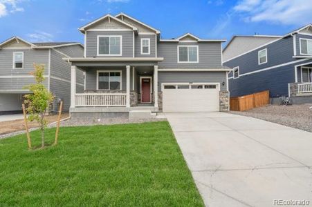 New construction Single-Family house 14095 Alpine Phlox Lane, Parker, CO 80134 HENNESSY- photo 0