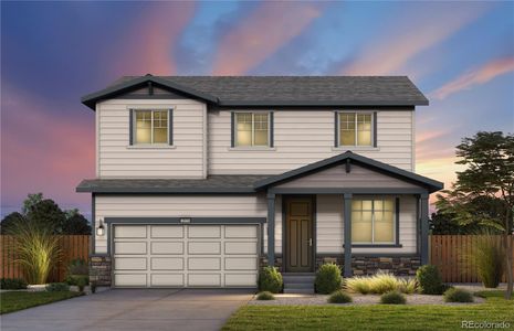 New construction Single-Family house 2702 Mosker St, Strasburg, CO 80136 plan Sandalwood - image