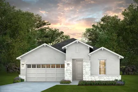 New construction Single-Family house 123 Centerfire Ln, Georgetown, TX 78633 plan Palmary - image