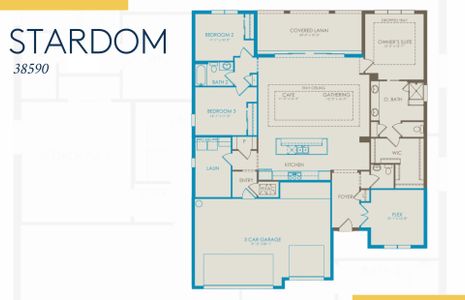 New construction Single-Family house 20039 Nickel Trl, Alva, FL 33920 plan Stardom - image