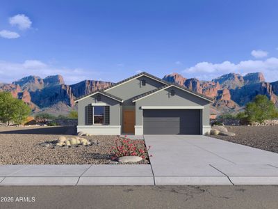 New construction Single-Family house 38180 W Frascati Ave, Maricopa, AZ 85138 plan Harris - image