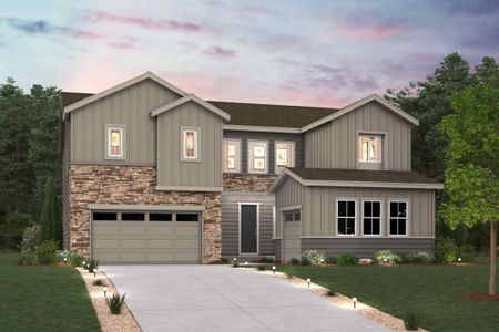 New construction Single-Family house 10710 Hanging Lake Pl, Parker, CO 80138 null- photo 2 2