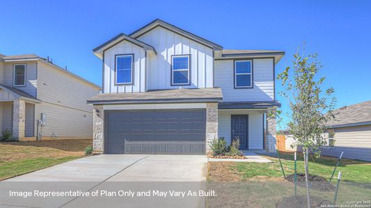 New construction Single-Family house 746 Jennifer Wy, New Braunfels, TX 78130 plan The Franklin - image