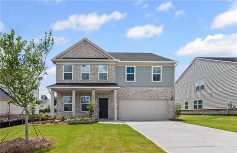 New construction Single-Family house 336 Foxglove Wy, Mcdonough, GA 30253 plan Hampton - image