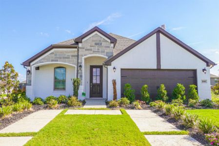 New construction Single-Family house 1040 Miraverde Trail, Crowley, TX 76036 Carnation- photo 0