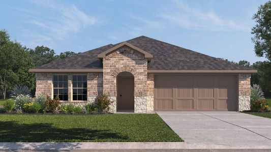 New construction Single-Family house 8407 Sandy Coral Ln, Iowa Colony, TX 77583 plan Lakeway - image