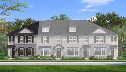 New construction Townhouse house 8334 Bayside Dr, Rowlett, TX 75088 plan Bridgeport - image