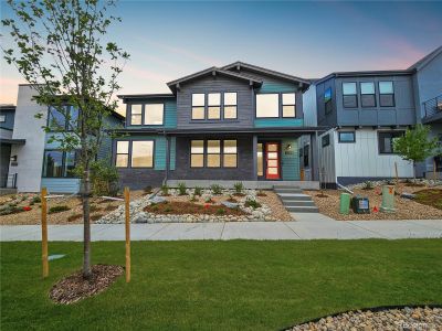 New construction Single-Family house 11888 Montoso Rd, Lone Tree, CO 80134 4032 Maya Exterior B - Low Slope Contemporary- photo 0 0