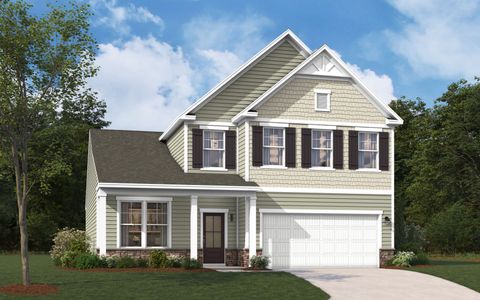New construction Single-Family house 1208 Mossy Glade Rd, Apex, NC 27052 plan The Hollins - image