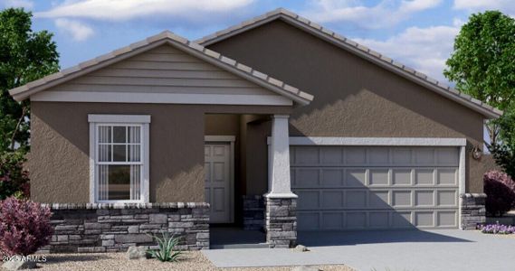 New construction Single-Family house 13207 E Wallflower Ln, Florence, AZ 85132 plan Moonbeam - image
