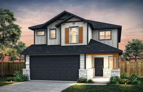 New construction Single-Family house 120 Eagle Valley Dr, Elgin, TX 78621 plan Coolidge - image