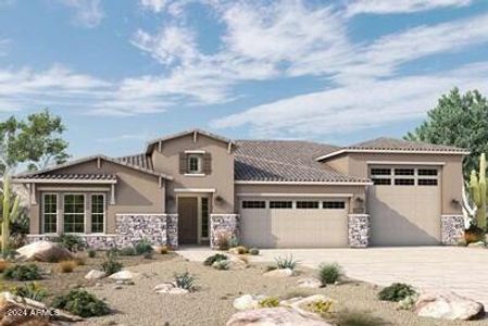 New construction Single-Family house 5627 N 199Th Drive, Litchfield Park, AZ 85340 The Sauceda- photo 0