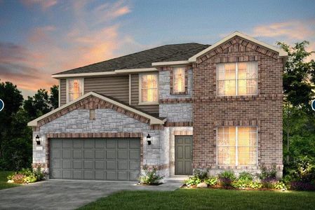 New construction Single-Family house 13313 Cenote Dos Ojos Run, Manor, TX 78653 Taylor- photo 0