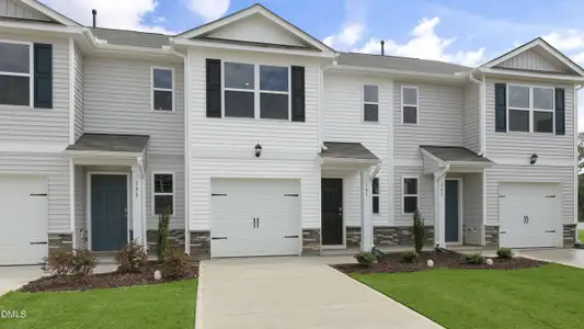 New construction Townhouse house 360 Freestall Dr, Wake Forest, NC 27587 plan Pearson - image