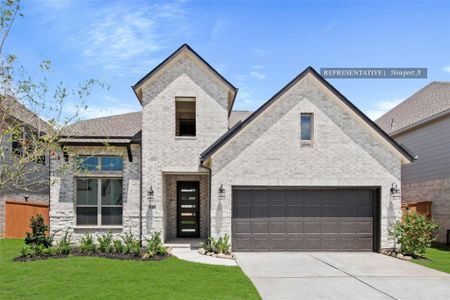 New construction Single-Family house 31131 Riley Heights Dr, Fulshear, TX 77441 plan The Newport - image
