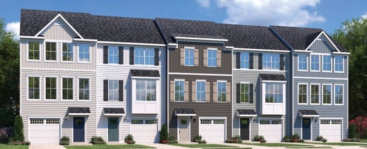 New construction Townhouse house 1356 Chowan Ave, Durham, NC 27713 Ballad- photo 0