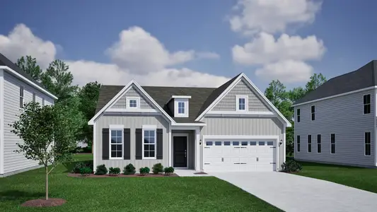 New construction Single-Family house 6707 Fellowship Dr, Leland, NC 28451 plan Bates II - image