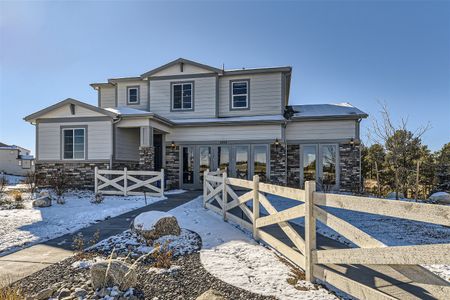 New construction Single-Family house 10710 Hanging Lake Place, Parker, CO 80138 - photo 0