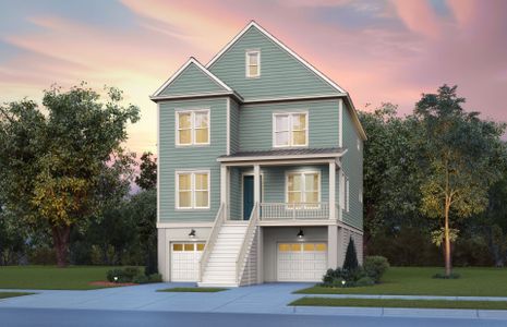 New construction Single-Family house 170 Loblolly Ln, Richmond Hill, GA 31324 plan Violet - Drive Under - image