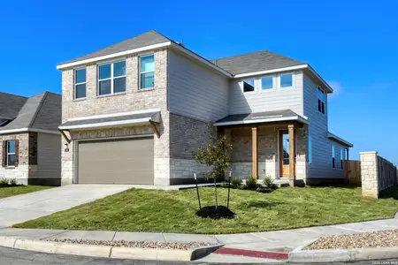 New construction Single-Family house 191 Peeps Ct, Adkins, TX 78101 plan Knox - image