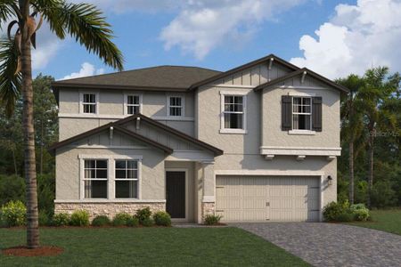 New construction Single-Family house 9358 Crescent Ray Drive, Wesley Chapel, FL 33545 Renau- photo 0