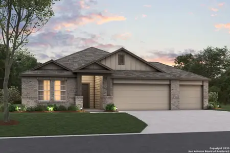 New construction Single-Family house 101 Greeley Dr, Floresville, TX 78114 plan Esparanza - image