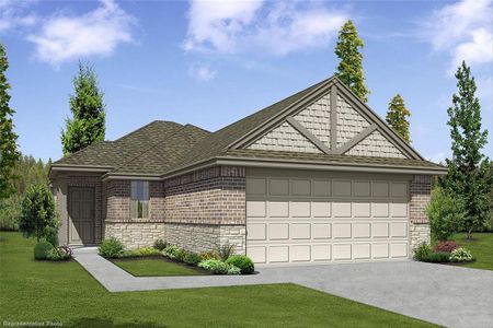 New construction Single-Family house 1621 Meadow Crest Dr, Aubrey, TX 76227 Melrose- photo 0