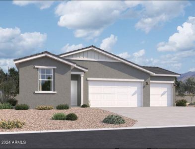 New construction Single-Family house 46940 W Old Timer Road, Maricopa, AZ 85139 Poppy- photo 0