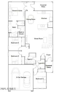 New construction Single-Family house 25684 N 173Rd Ln, Surprise, AZ 85387 plan Barbaro Plan 3570 - image