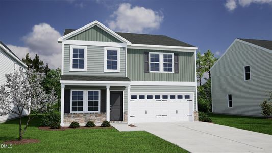 New construction Single-Family house 165 Sugarmaple Wy, Youngsville, NC 27596 plan Lancaster - image