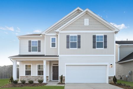 New construction Single-Family house 657 Morning Light Dr, Angier, NC 27501 plan Leighton - image