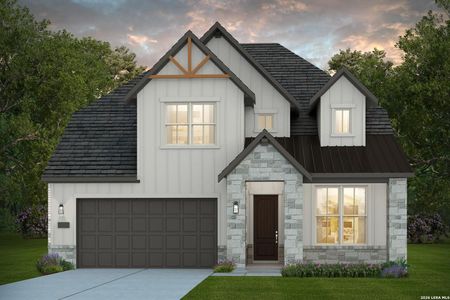 New construction Single-Family house 1214 Bovina, San Antonio, TX 78253 plan Iredell - image