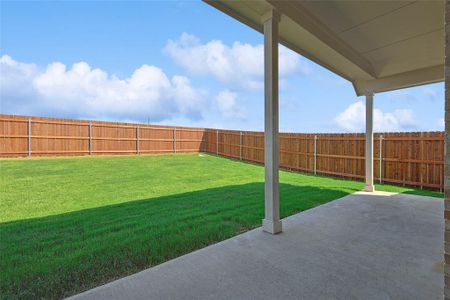 View of yard with a patio