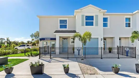 New construction Townhouse house 4036 Gold Dust Ln, Sarasota, FL 34243 plan Glen - image