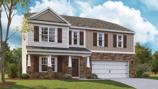 New construction Single-Family house 10830 Upland Dr, Apison, TN 37302 plan Columbia - image