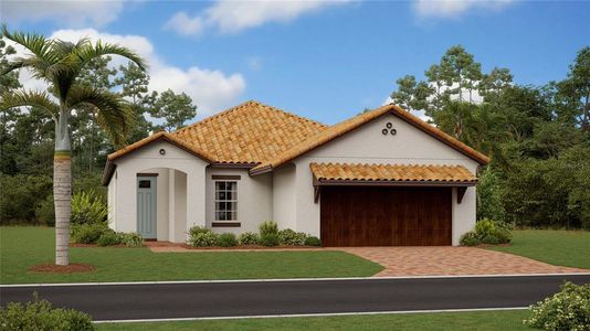 New construction Single-Family house 17219 Holly Well Avenue, Wimauma, FL 33598 Splendor II- photo 0