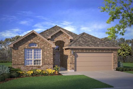 New construction Single-Family house 15509 Putney Way, Fort Worth, TX 76247 PORTALES- photo 0