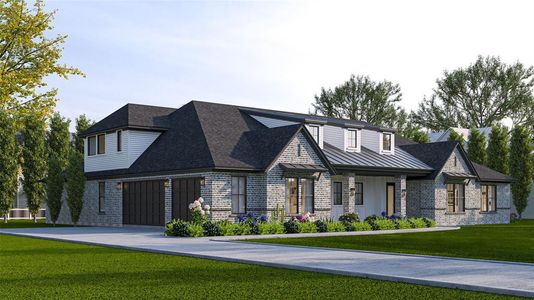 Side view rendering of 1020 Lake Breeze