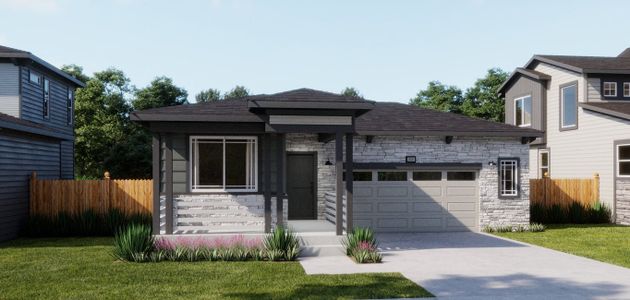 New construction Single-Family house 385 Grey Rock Street, Brighton, CO 80603 Plan 3502- photo 0