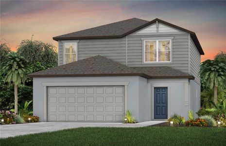 New construction Single-Family house 10619 Hidden Banks Glen, Parrish, FL 34219 McNair- photo 0